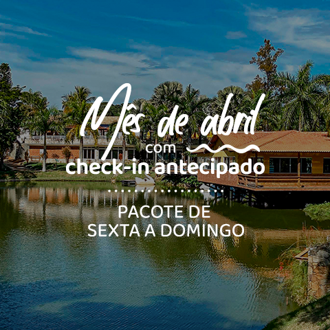 Check-in antecipado nos finais de semana de abril