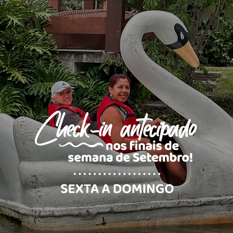 Setembro com check-in antecipado!