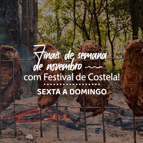 Finais de semana de novembro com Festival de Costela!