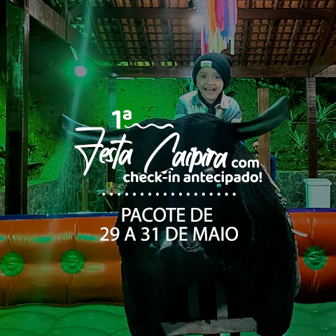 A Festa Caipira já começa em maio!