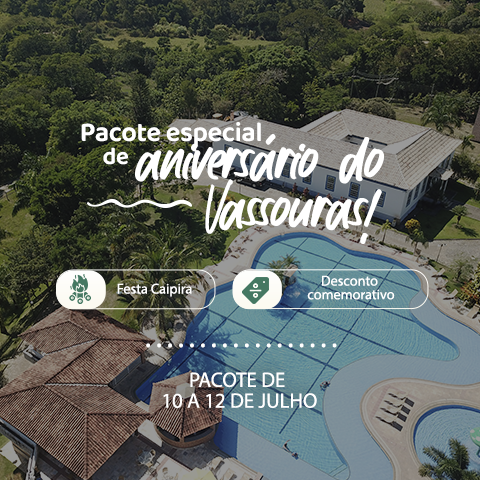 Comemore o aniversário de 16 anos do resort com a gente!